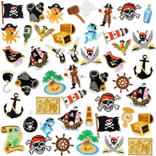 Miniatura 12 de Hotop 48 piezas de parches de Alaska para planchar, bordados con osos polares, ballenas, leones marinos, focas, renos, elementos naturales