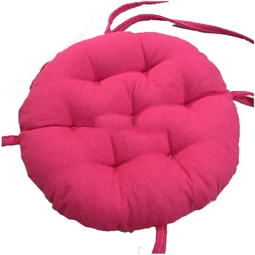 Miniatura 13 de Cojines de asiento redondos para exteriores con lazos, almohadillas para sillas de pana súper suaves, antideslizantes, herramientas para sillas