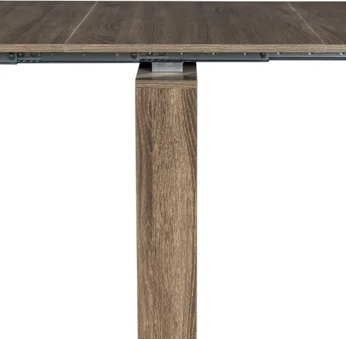 Miniatura 6 de SSLine Mesa de comedor rectangular extensible de 35 a 118 pulgadas, mesa de reuniones de conferencias súper larga para 6, 8, 12 personas, mesas