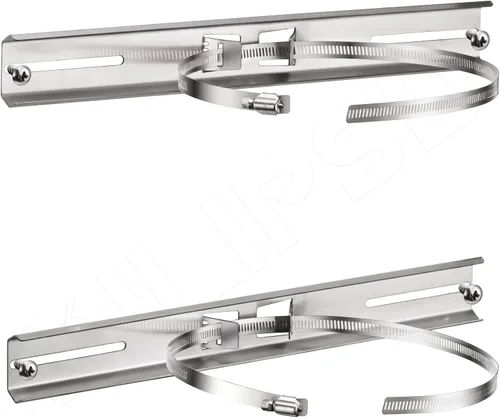 Miniatura 9 de QILIPSU Kits de montaje de poste, soportes de acero inoxidable 304 de 6.9 x 1.9 pulgadas con abrazaderas ajustables de 2 a 8 pulgadas para cajas
