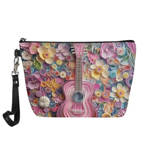 Miniatura 17 de GIFTPUZZ Bolsa de cosméticos para mujer, adorable y espaciosa, bolsa de almacenamiento portátil para artistas, artículos de tocador, joyería