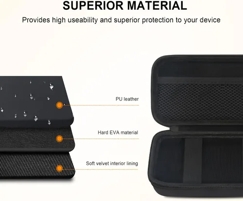 Miniatura 6 de Elonbo Estuche de transporte para Apple MagSafe Charger Battery Pack, bolsa organizadora de viaje dura para cargador magnético seguro para iPhone