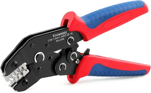 Miniatura 9 de Kit de herramienta de crimpado Knoweasy para conectores Deutsch DT: Crimpador de barril cerrado y barril abierto, herramienta de extracción