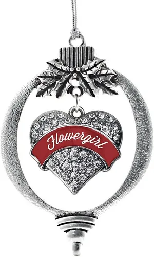 Miniatura 61 de Inspired Silver - Adorno con dije de hermana gemela - Adornos navideños de plata con circonitas cúbicas