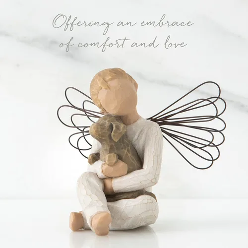 Miniatura 6 de Willow Tree, figurita decorativa, diseño de ángel de comodidad