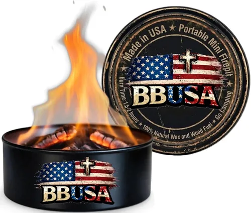 Miniatura 13 de Campfire in a Can - Made in USA - Portable Mini Fire Pit for Marshmallows & S’Mores - Hiking, Backpacking, Hunting, Fishing & Camping - Tactical