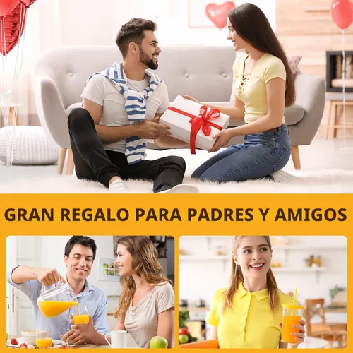 Miniatura 6 de Exprimidor de limón 4 en 1, exprimidor manual de naranja ChefVille Exprimidor multifuncional de limones y limones, exprimidor de cítricos con mango