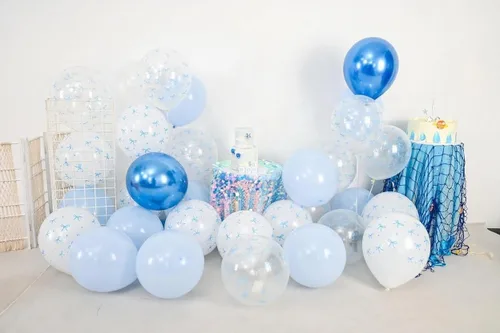 Miniatura 3 de Globos de baloncesto, 30 globos de látex impresos de 12 pulgadas, naranja, negro, plateado metálico y baloncesto para fiestas temáticas deportivas