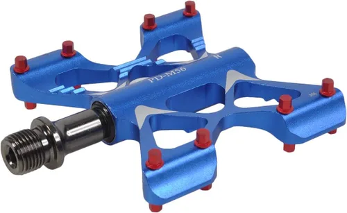 Miniatura 3 de ThinkTop Pedales de bicicleta 3 rodamientos Road Mountain Bike Plataforma Pedales Flat Sealed Lubricar Bearing Axle 9/16 pulgadas para BMX MTB