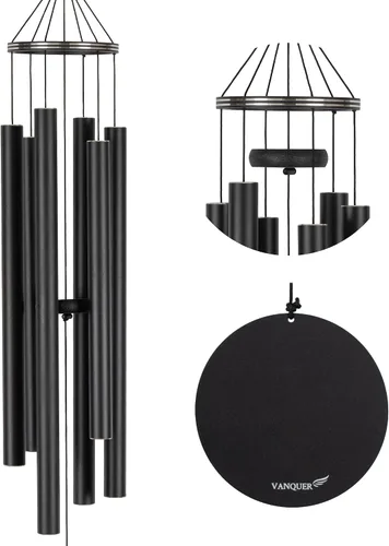 Miniatura 12 de Vanquer Campanillas de Viento para Exteriores de Tono Profundo - Campanillas de Viento de 38'' para Exteriores en Liquidación, Tono Profundo