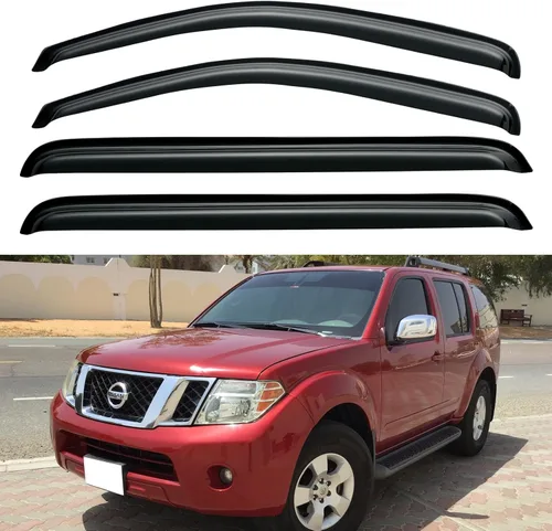 Miniatura 123 de YQAUTEC Viseras de Ventana Protectores de Lluvia para Honda Civic 2022 2023 2024 2025 2026, Deflectores de Viento de Ventilación de Ventana Fuera
