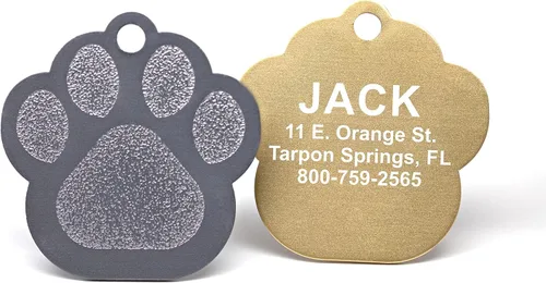 Miniatura 6 de Providence grabado Aluminio Pet ID Etiquetas para gato y perro