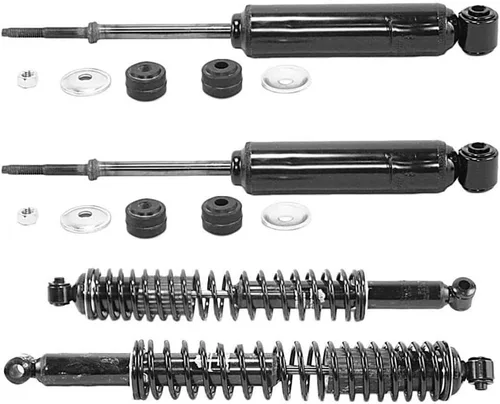 Front Rear Shock Absorber for Plymouth Fury II 1965 1966 1967 1968 1969 1970 6.3L V8, for Chrysler New Yorker 1965 6.7L V8, 3 Pack