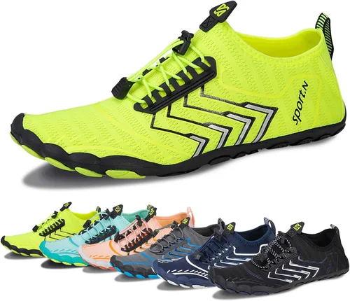 Zapatos de agua para hombre, de secado rápido, calcetines para agua, para exteriores, zapatos deportivos para kayak, lancha, senderismo, surf y