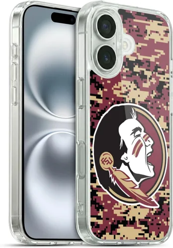 Miniatura 52 de Head Case Designs Funda de gel suave FSU Seminoles de la Universidad Estatal de Florida con licencia oficial compatible con Apple iPhone 13 Pro Max