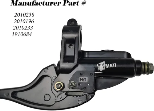 Miniatura 2 de M MATI Cilindro maestro de freno delantero izquierdo de repuesto para Polaris Sportsman 400 450 500 600 700 800 Magnum 325 330 500 Scrambler 500 ATP