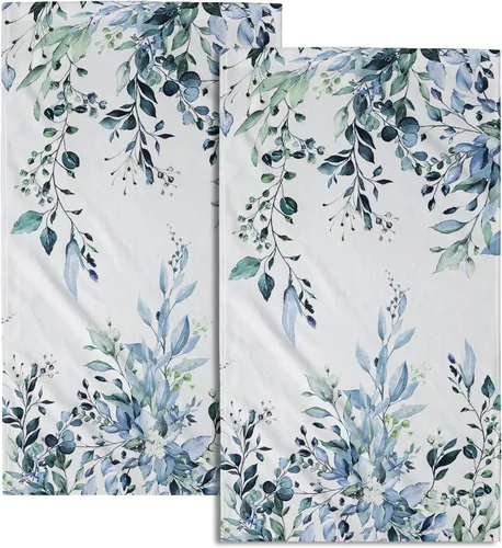 Miniatura 29 de Giwawa Toallas de Mano Verdes Bosque Nebuloso Set de 2 Montaña Bosque Suave Toallas de Huésped Toallas de Cara Baño Decoraciones Finas Toallas