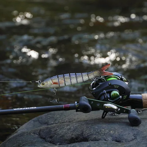Miniatura 7 de TRUSCEND Swimmax - Señuelos de pesca fáciles de atrapar con ganchos BKK, ondulación, vibración, traqueteo y gorgoteo para más mordeduras, cebos