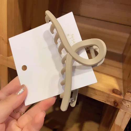 Miniatura 9 de Pinzas para el cabello de 4.3 pulgadas, grandes, antideslizantes, grandes mate, clip de mariposa para cabello fino y grueso, paquete de 4 4