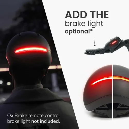 Miniatura 5 de Overade Casco salvavidas para bicicletas y e-scooters, con potente iluminación delantera/trasera, función intermitente, talla única