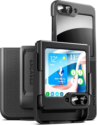 Miniatura 8 de Encased Funda de cinturón para Samsung Galaxy Z Flip 3 con clip de funda serie DuraClip (Z Flip3)