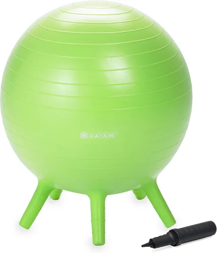 Miniatura 8 de Stay-N-Play - Pelota de equilibrio para niños, silla escolar flexible, asiento alternativo activo para escritorio de aula con patas de estabilidad