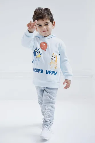 Miniatura 5 de Bluey Conjunto de sudadera con capucha y pantalones de forro polar para niños pequeños