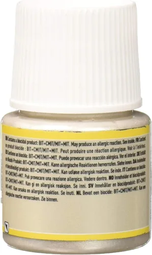 Miniatura 3 de Pebeo Porcelaine 150, Pintura China, Botella 1.5 fl oz - Blanco Perla