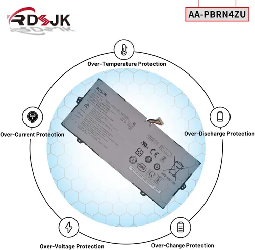 Miniatura 6 de AA-PBRN4ZU - Batería para portátil Samsung Galaxy Book Flex 930QCG 930QCJ 930XCJ NP930QCG NP930QCG-K01 950QCG 950QCG-X01 950QCG-X03 950QCJ 950XCJ