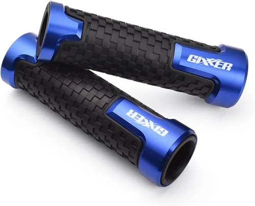 Miniatura 3 de Empuñaduras de manillar de motocicleta, empuñaduras de goma CNC para Suzuki Gixxer 150 Sf 250 Sf Gixxer 155 2020 2021 2022 accesorios de agarre