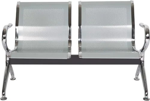 Silla de sala de espera, banco de recepción del aeropuerto con brazos, sillas de recepción de invitados, silla de oficina, banco de vestíbulo, banco