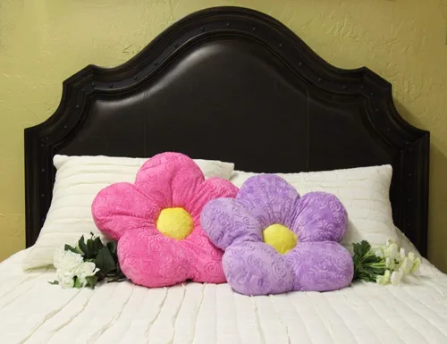 Miniatura 8 de Snuggle Stuffs Almohada de 15" Minky Flower Lavender Lavanda