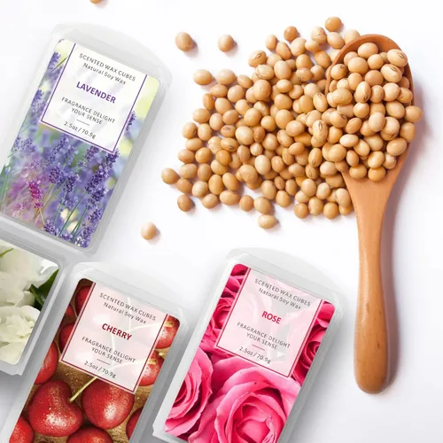 Miniatura 6 de STRN Wax Melts - Cubos de cera de soja, paquete de 4 calentadores de cera perfumada, cubos de cera perfumada para calentadores, cubos de cera