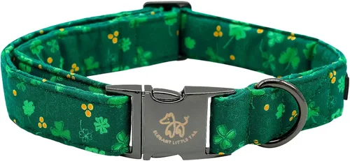 Miniatura 35 de Elegant little tail Collar para perro de Pascua, collar de perro con estampado de huevos de conejo, collar para mascotas, collar rosa para perros