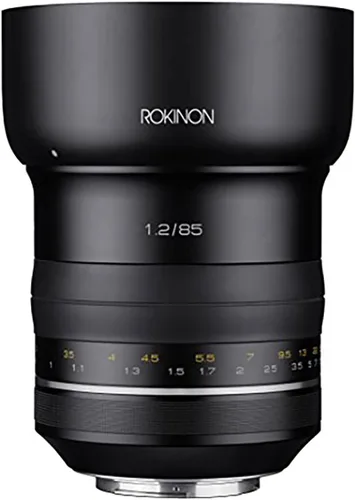 Rokinon Especial Performance (SP) 3.346 in f/1.2 - Lente de alta velocidad para Canon EF con chip AE integrado, color negro