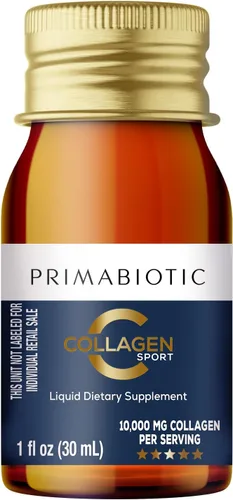 Miniatura 8 de PRIMABIOTIC Liquid Collagen Sport – 10000 mg por porción – Bebida alta en proteínas – Colágeno hidrolizado + 12 vitaminas + ácido ortosilícico – Sin