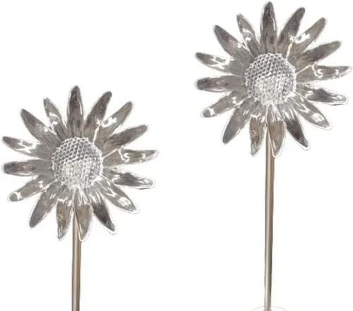 Miniatura 10 de Starry Illuminate - Juego de 2 luces solares de estaca para jardín, estilo cambiante de color (pata de perro)