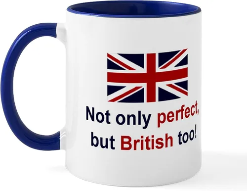 Miniatura 20 de CafePress British American Translations Taza de café de cerámica (11 oz)