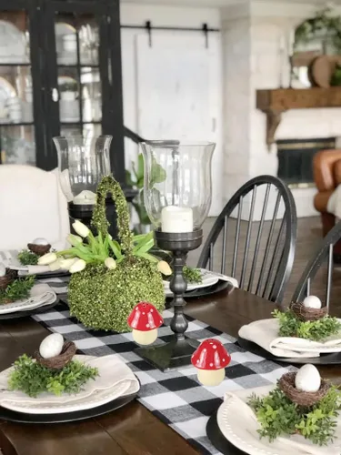 Miniatura 2 de Juego de salero y pimentero de hongos, adorables cocteleros de hongos rojos y blancos para decoración del hogar, función de mesa y regalo de Diseño