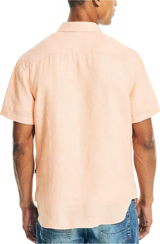 Miniatura 3 de Nautica Camisa de lino de manga corta para hombre