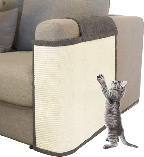 Miniatura 19 de Protector de Sofá contra Arañazos de Gato, 27.6" L*19.6" A Almohadilla Protectora de Muebles contra Arañazos de Gato Protector de Brazo de Sofá