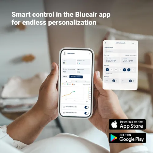 Miniatura 6 de BlueAir 2 en 1 Purificar + Humidificar: Purificador de aire y humidificador con tecnología HEPASilent™ y 360° InvisibleMist™, llenado superior