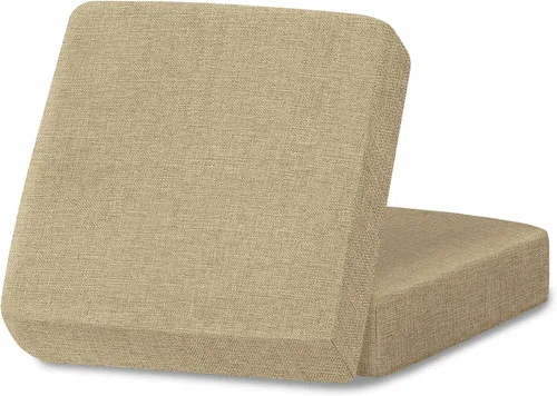 Miniatura 31 de Naturoom Fundas de Cojines de Sofá de Lino, Funda de Sofá Funda de Sofá Protector de Muebles con Cuerda de Amarre en la Parte Inferior, Suave