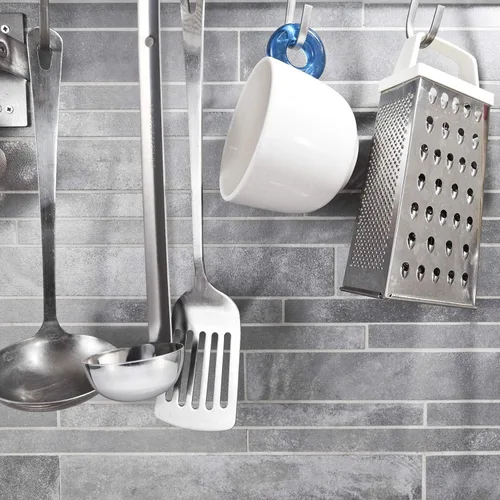 Miniatura 5 de meekoo Cucharón de acero inoxidable con mango de sopa con borde de vertido para cocina, cocina, salsa de sopa (1 onza)
