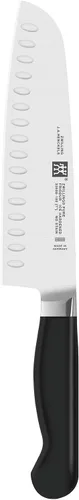 Miniatura 6 de ZWILLING J.A. Henckels Twin Four Star Santoku de borde hueco de 5.5 pulgadas Negro/ acero inoxidable