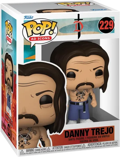 Funko Pop! Ad Icon: Danny Trejo - Figura de vinilo coleccionable - Idea de regalo - Producto oficial - para niños y adultos - Fans del terror -