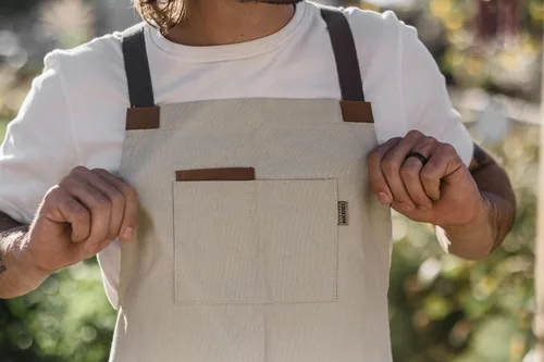 Miniatura 4 de Barebones Chef Grilling Apron - Cooking Aprons for Men and Women - Durable Canvas Apron with Pockets
