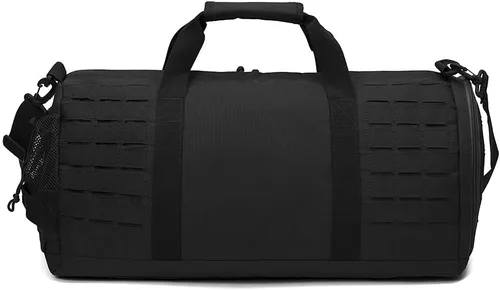 Miniatura 12 de QT&QY Bolsa táctica militar de 40 litros para hombre, bolsa de gimnasio, bolsa de viaje, bolsa de entrenamiento con compartimento para zapatos