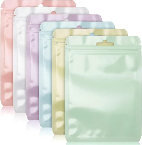 Miniatura 13 de Zonon 120 bolsas resellables para pequeñas empresas de 3 x 4 pulgadas, 4 x 6 pulgadas, 5 x 8 pulgadas, 6 x 9 pulgadas, bolsa sellable
