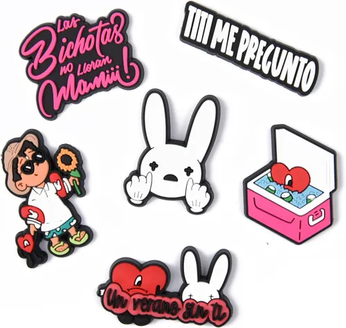 Miniatura 5 de Dijes para zapatos, pulseras de diferentes diseños para decoración de zapatos, niños, niñas, mujeres, regalos de fiesta de cumpleaños, regalos